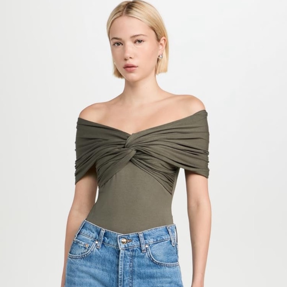 Favorite Daughter Off Shoulder Twist Front Top - NWT